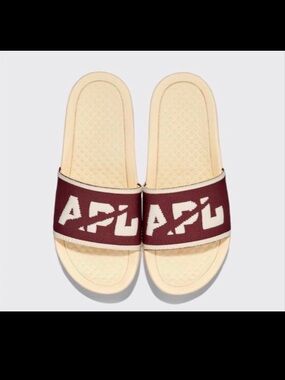 APL Men's Vanilla / Burgundy / White Techloom Slide 11 Men’s